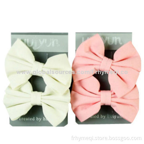 Fashion butterfly colorful grosgrain ribbon hair bow hair clipsNew